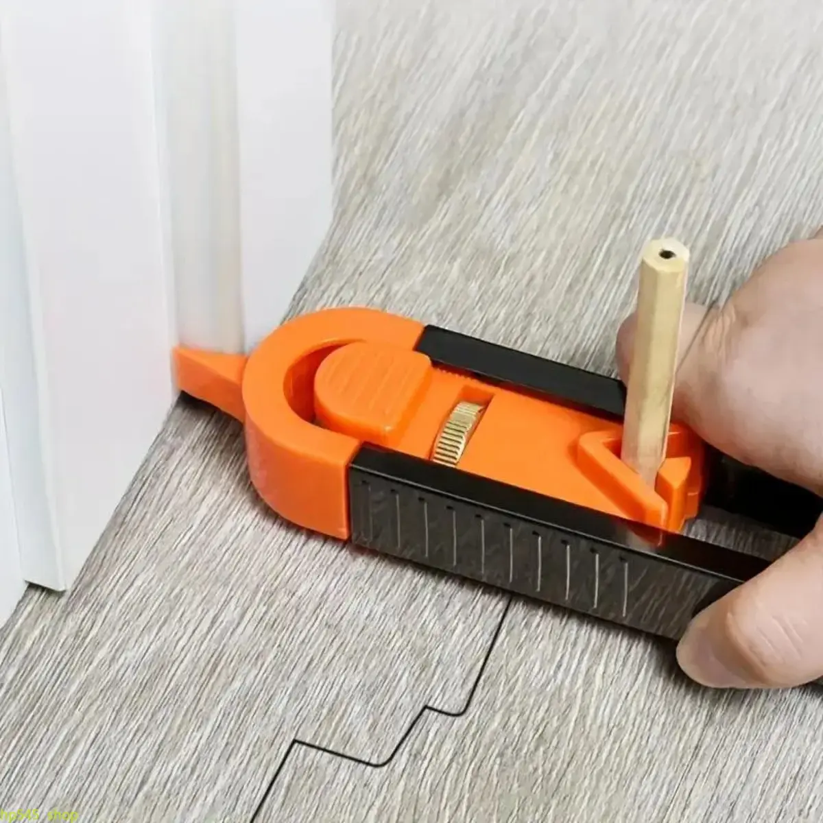 Adjustable Lockable Profile Gauge with Locking Mechanism - Easy to Use Precision Woodworking Scribing Tool, Sturdy Contour Duplicator Ruler, Unparalleled Precision Finishing Accessory for DIY Home Renovation & Professional Craft Work