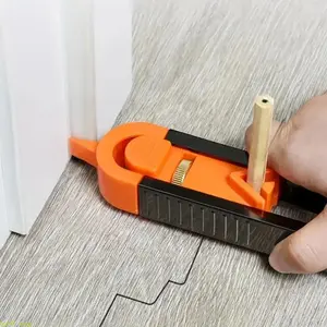 Adjustable Lockable Profile Gauge Precision Woodworking Scribing Tool, Sturdy Durable Contour Duplicator Measuring Ruler, Multi-purpose Hand Craft Measuring Accessory For DIY Home Renovation Projects And Professional Woodworking Craft Construction Work