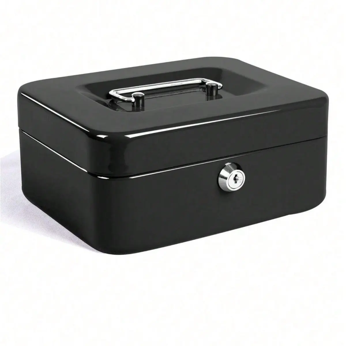 Steel Password Lock Money Box with Internal Organizer, Ideal for Cash and Jewelry Storage, Perfect Gift for Birthdays and Graduations, Security Lock Box
