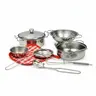 10pcs/set Simulated Cooking Utensils Toy For Kids, Cooking Utensils Pretend Play Kitchen Set Stove Pot Furniture Play Set, Play Kitchen Set, Play Kitchen Accessories, Simulation Utensils
