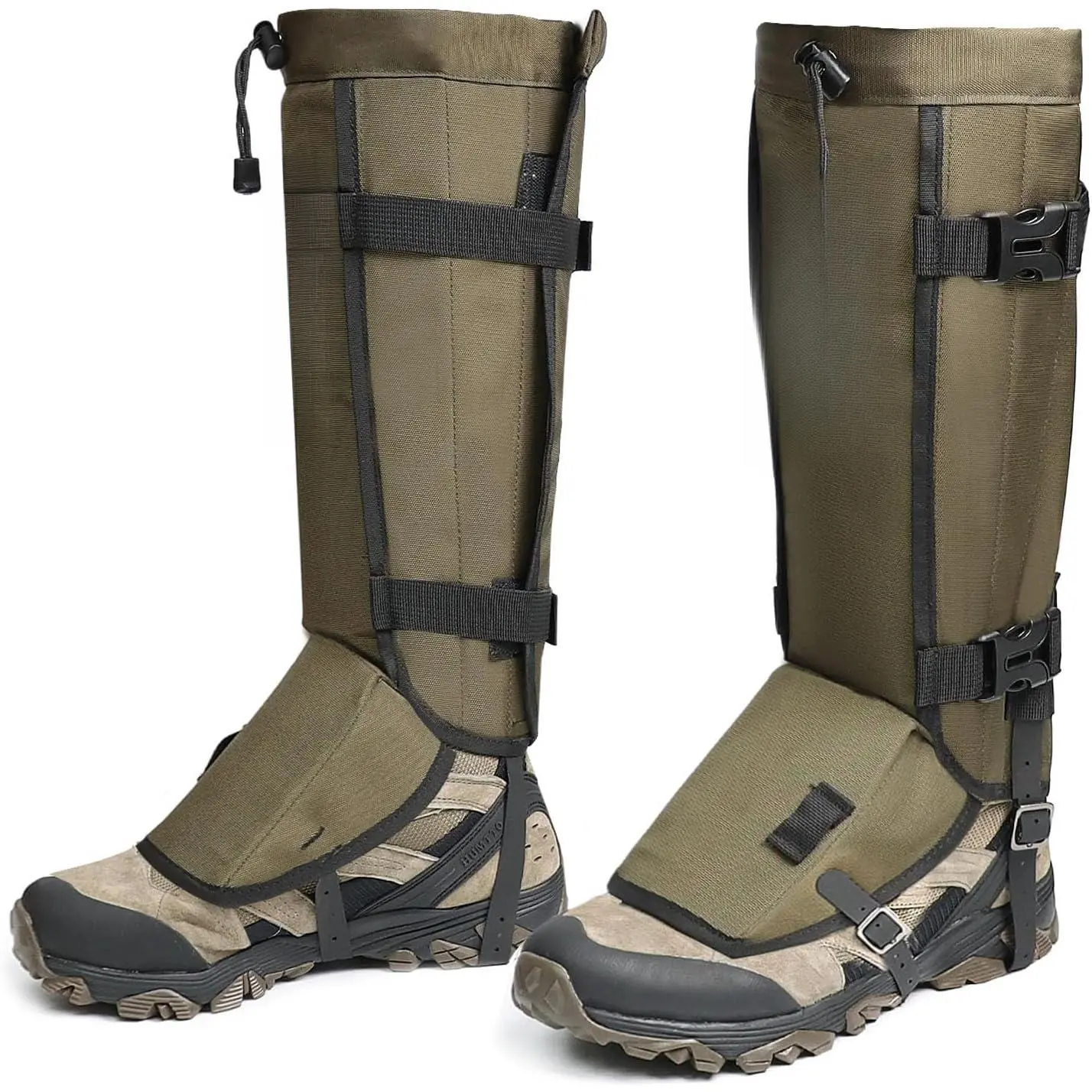 Snake Gaiters, Waterproof Snake Guard Chaps, Snake Bite Protection for Lower Legs, Adjustable Snake Proof Gaiters for Hunting/Outdoor Working, Fit for Men & Women