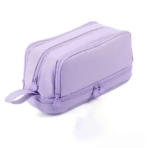Large Capacity Pencil Case, Fashionable Zipper Pencil Bag for Teens and Adults, Multi-Functional School Supplies Organizer, Perfect for Office Use