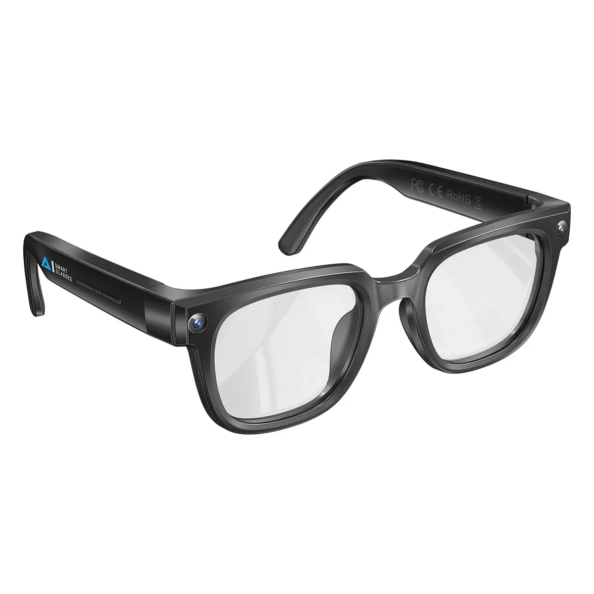 2026 Multi-Functional AI Smart Glasses, 8MP HD Camera, 4GB Storage, 290mah Battery, Real-Time Translation, Voice Assistant, WiFi Connectivity Data Transfer， Wireless Phone Call, AI Camera Glasses