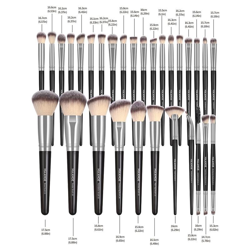 Comfort Skincare Makeup Brush Set, 30pcs Versatile Soft Cosmetic Brushes, Brushes with Soft Bristles & Comfortable Grip, Summer Makeup Gift, Makeup Brushes Sets, Makeup Tools, Multifunctional Makeup Brushes