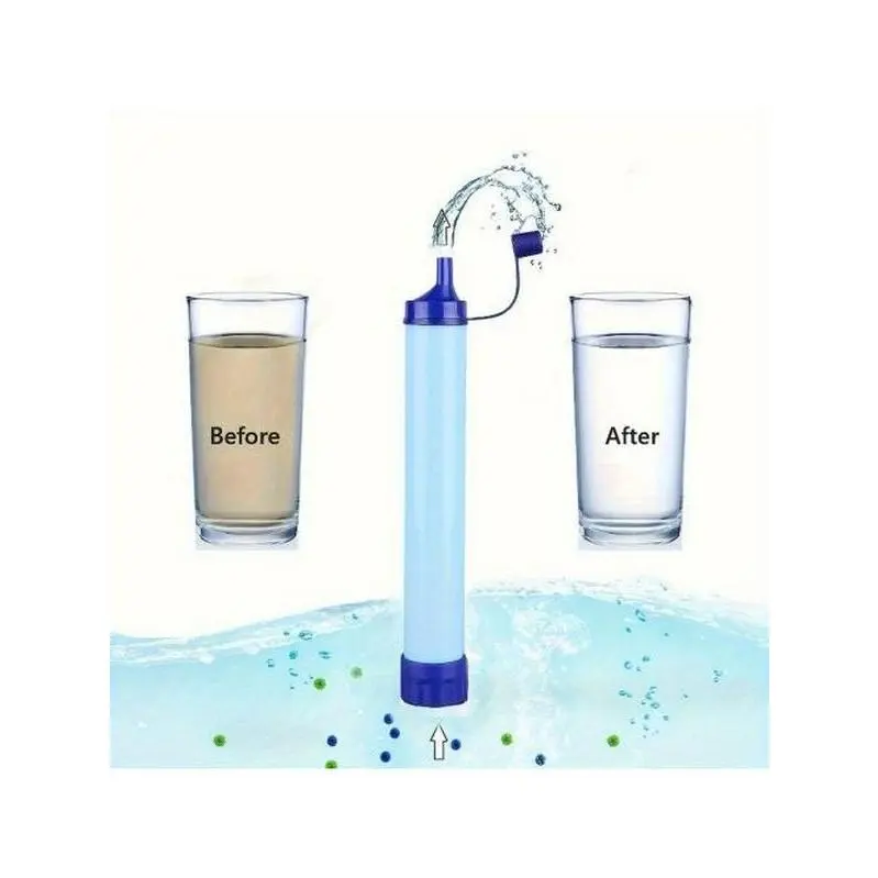 Essential personal water filter for hiking, suitable for emergency preparation in camping and RV travel