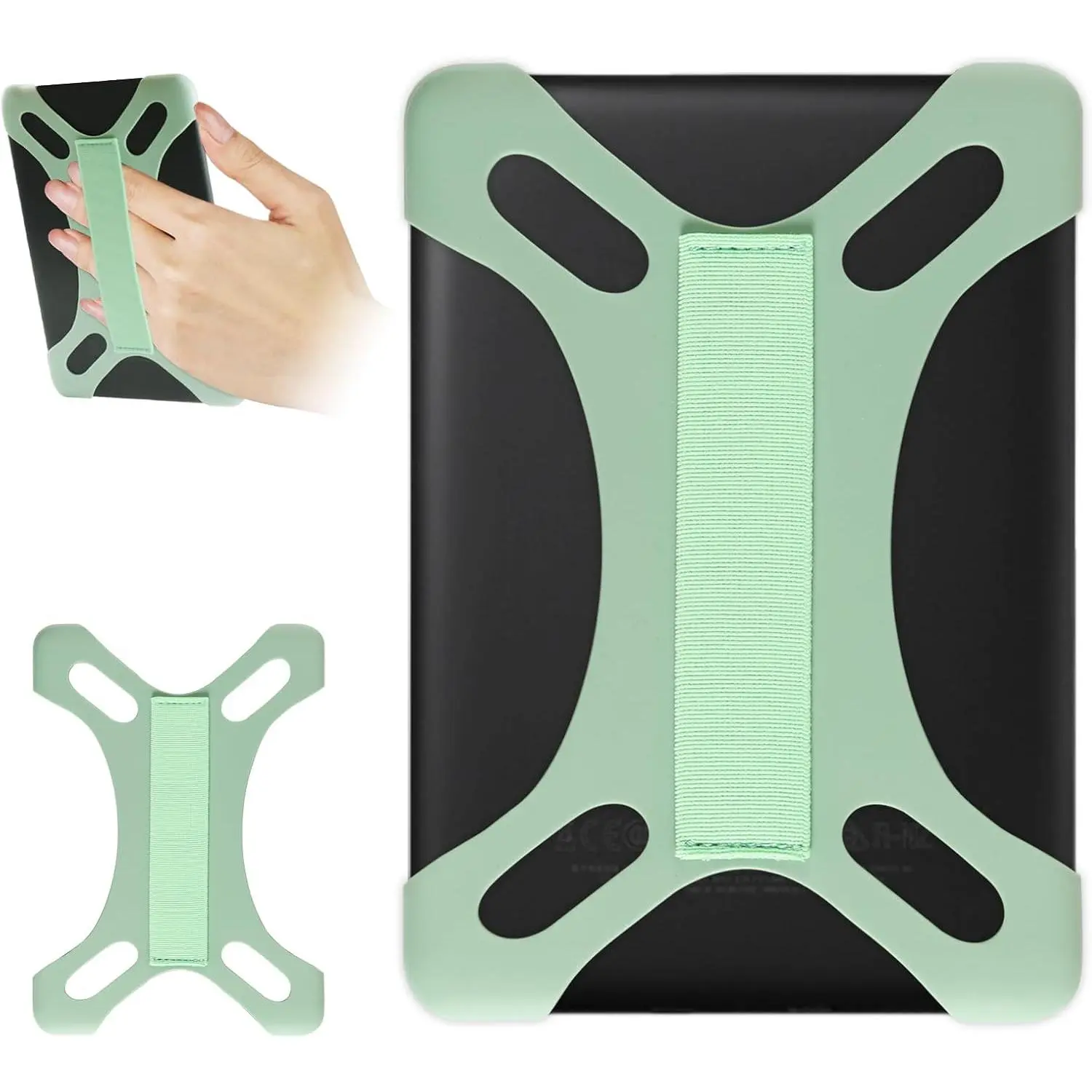 Hand Strap for 6-7 lnch Kindle eReader,Compatible Kobo/Pocketbook/Tolino/Paperwhite/Nook eReader,for 6", 6.8", 7" eReader with High Elasticity Hand Strap,Green