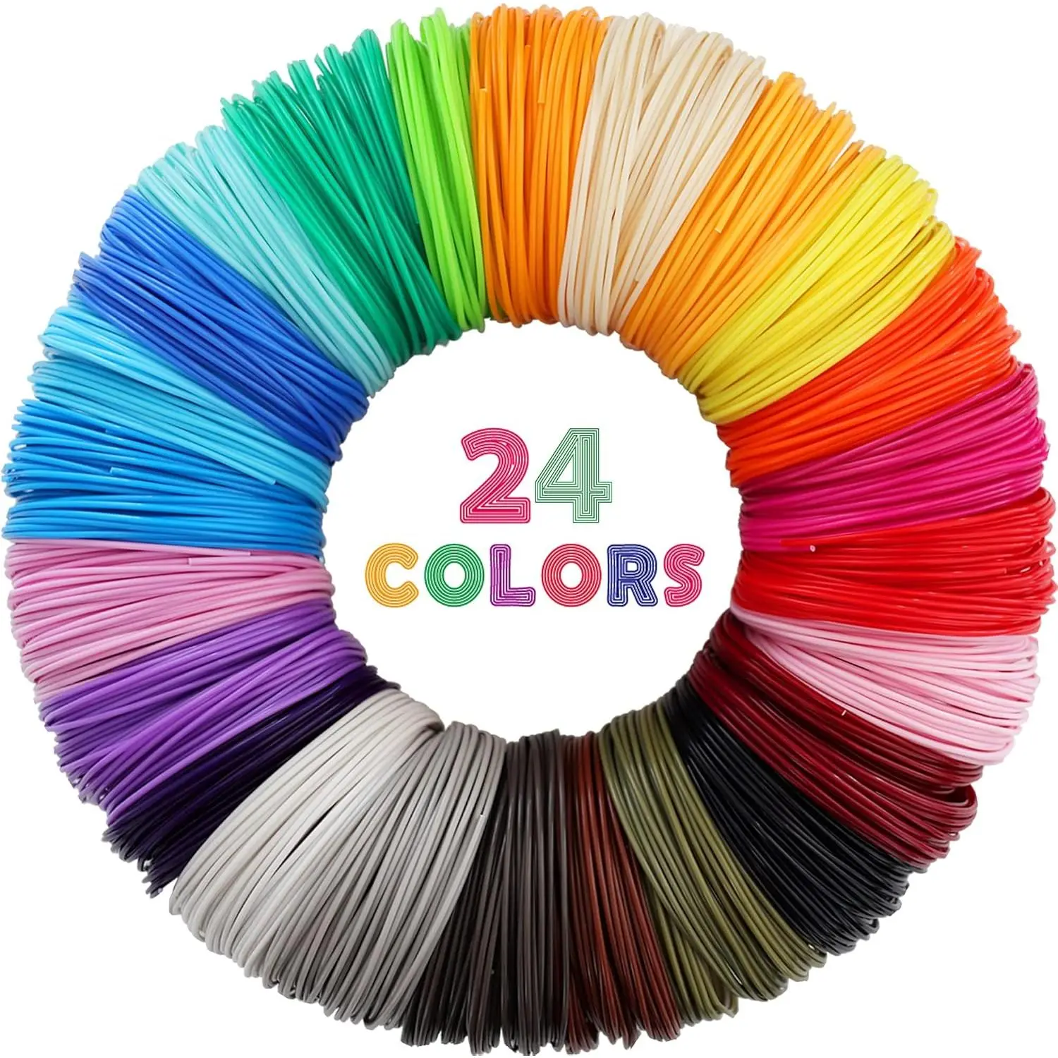 24 Most Popular Solid Colors Mixed