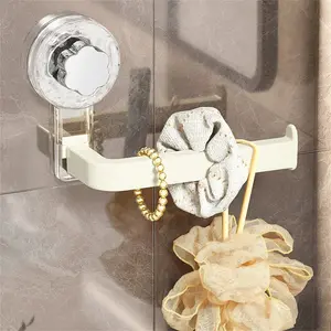 Plastic Suction Cup Paper Holder, Wall-Mounted Kitchen Bathroom Countertop Roll Holder, Durable & Easy-Install Design, Perfect for Home Use