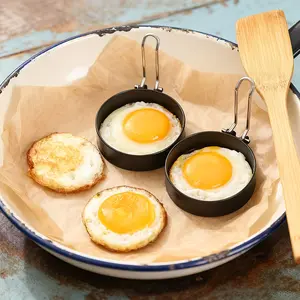 Egg Ring Mold, Professional Breakfast Maker, Easy Clean Non-Porous Surface, Ideal for Sandwiches, Fried Eggs, Egg Pancakes, Kitchen Tool
