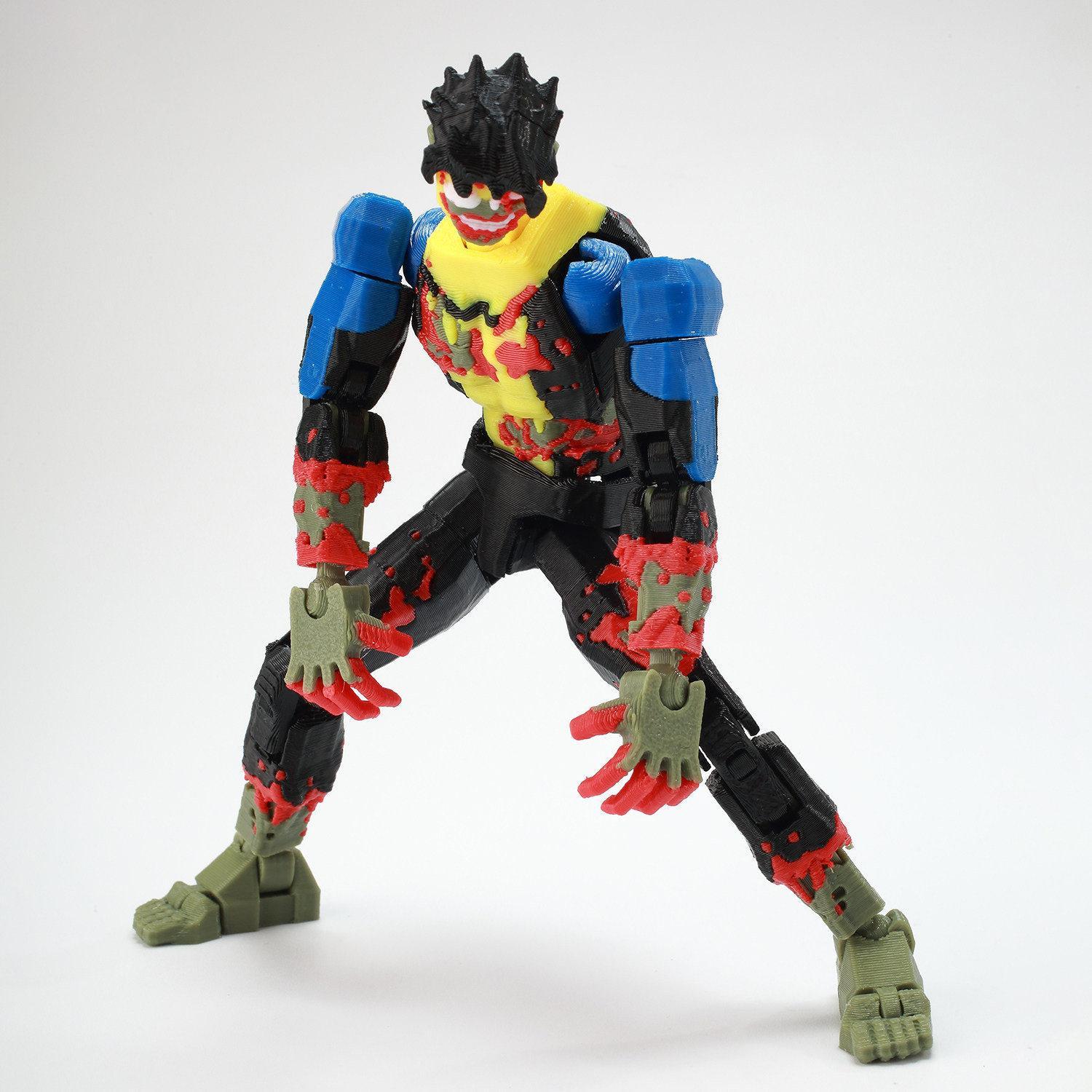 In Stock New 3D Printed Invincible T13 Dummy 13 Action Figure Multi-Jointed Movable Shapeshift Superhero Model Toy