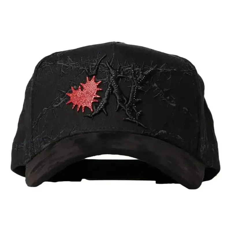 Willito Heartbreaker Collaboration Beard Hat Men Women Trendy Streetwear Snapback Cap for Fans of the Artist Gorra Barbas Hats Fashionable Adjustable Baseball Cap with Heartbreaker Design Perfect for Daily Wear and Music Events Casual Outfits Cap