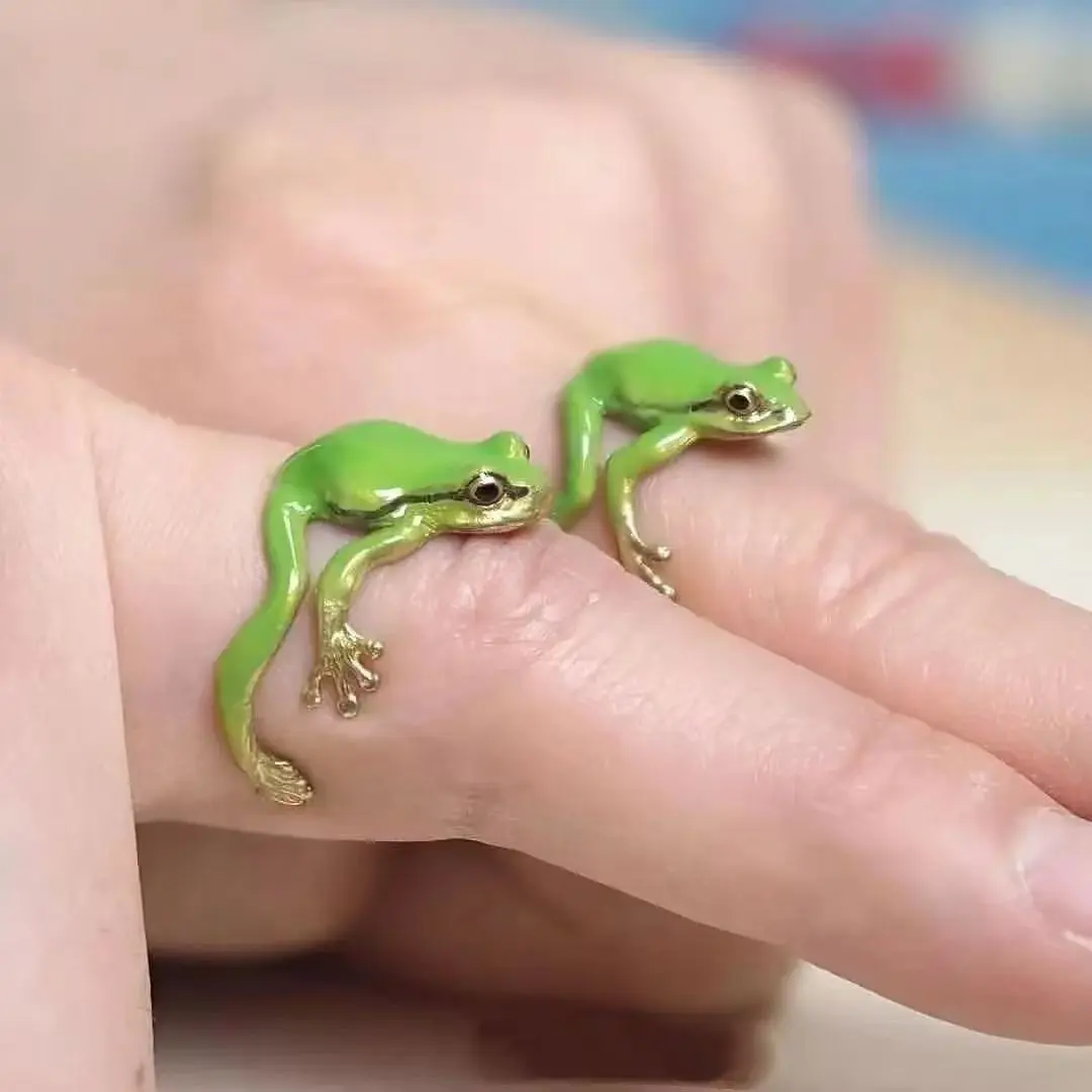 Fashion Retro Ring, Animal Chameleon Color Change, Creative Cute Birthday Gift, Daily and Party Jewelry, 1pc Fashionable Accessory