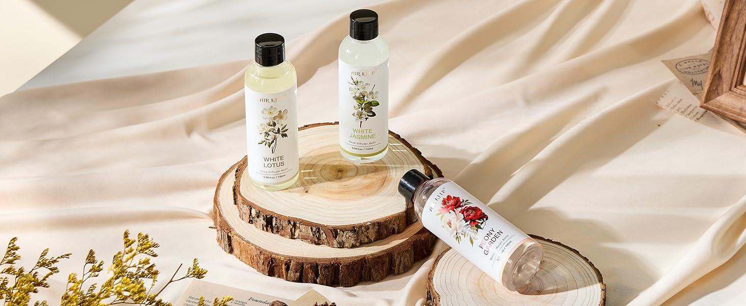 Reed Diffuser Oil Refill/Clean Linen/3.38oz(100ml/1 Pack/Scented Oil Refill for Reed Diffuser Home Fragrance for Bedroom, Bathroom Office Home Decor