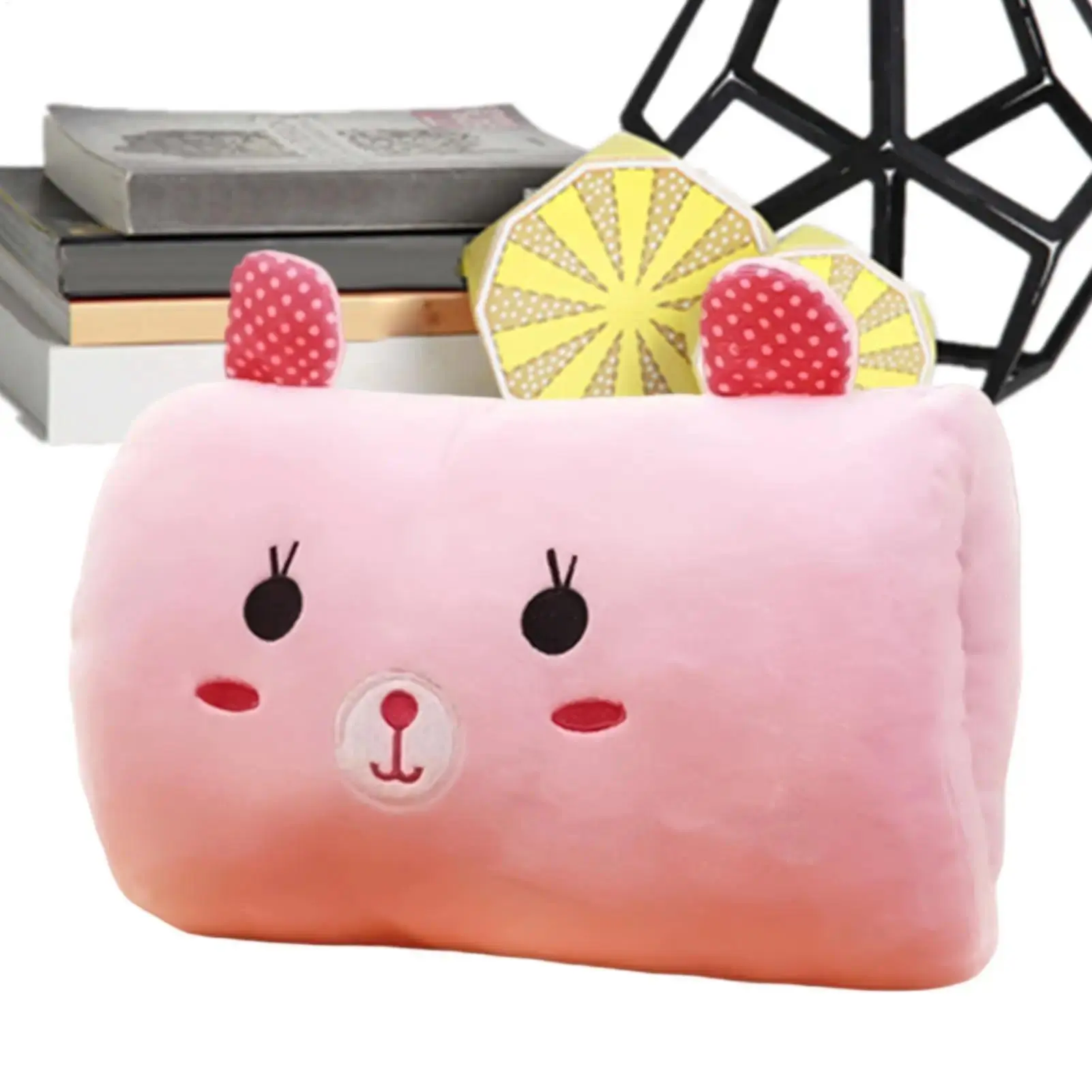 kids cute gift winter cartoon plush hand pillow hand warmer, weak hero class 1 arm pillow, Travel necessities desk nap