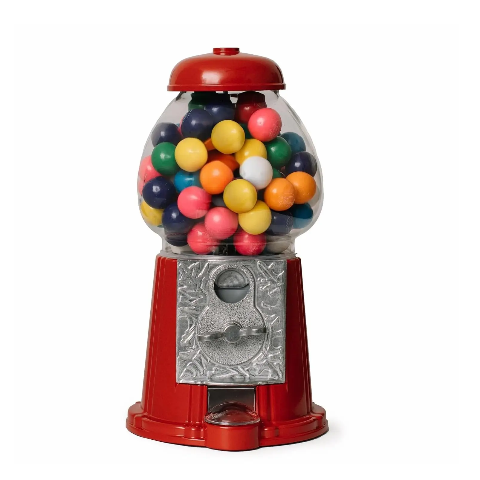 Victory Retro Gumball Machine, Candy Vending Machine for Kids of All Ages, Glass Bowl and Cast Metal Base, Vintage DécorGift