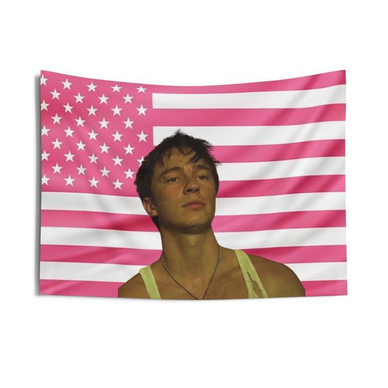 Sebastian Stan Flag Bucky Barnes Pink America Flag 3x5 FT I Love USA tapestry Flags Funny Gift Wall Decor Bedroom Living Room Dorm Sebastian Stan Flag Bucky Barnes Pink America Flag 3x5 FT I Love USA tapestry Flags Funny Gift Wall Decor Bedroom Living Room Dorm