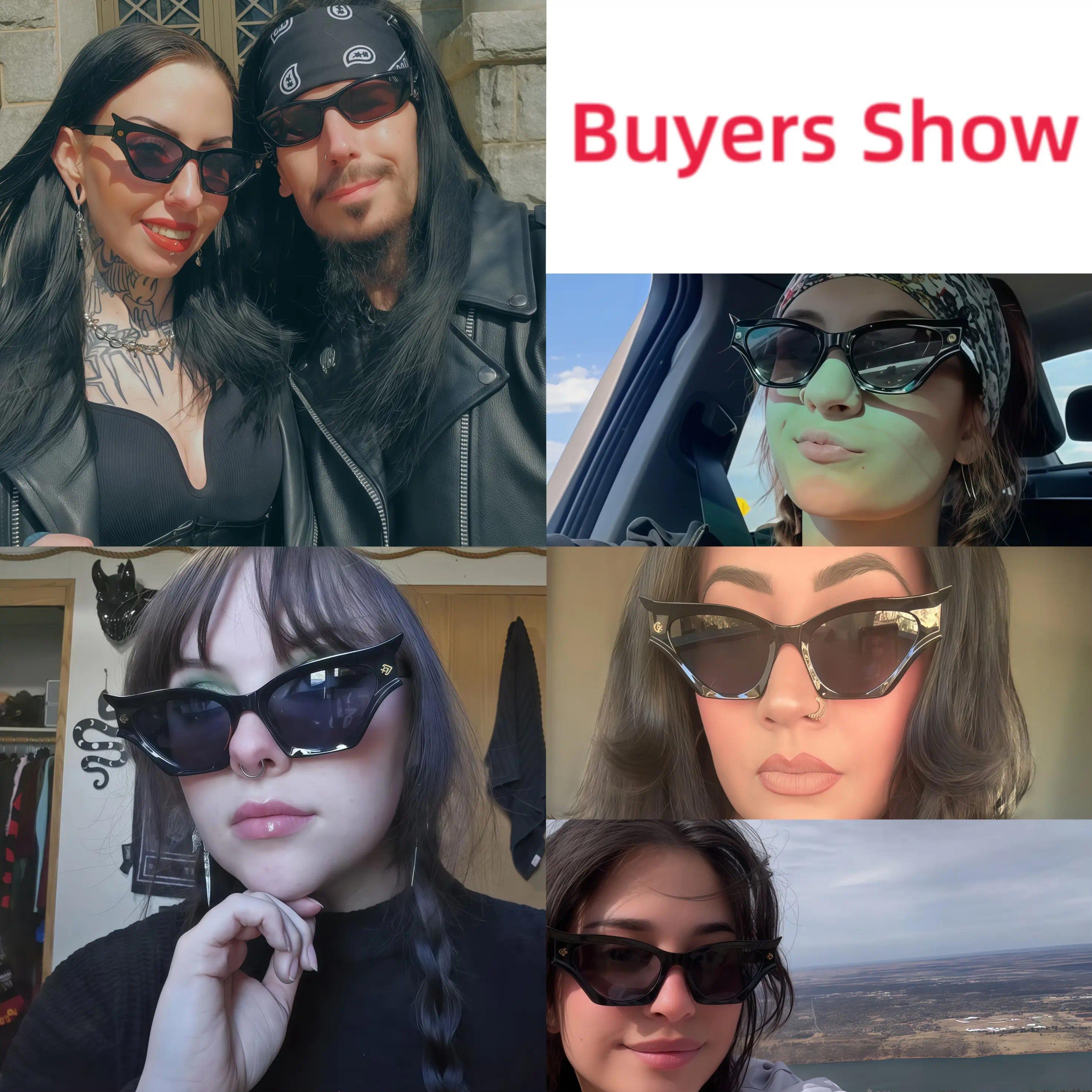 Women's Modern Retro Bat Shaped Cat Eye Sunglasses, Trendy Decorative Fashion Eyewear, Anti-Glare UV Protective Stylish Shades for Parties, Street Style & Daily Wear