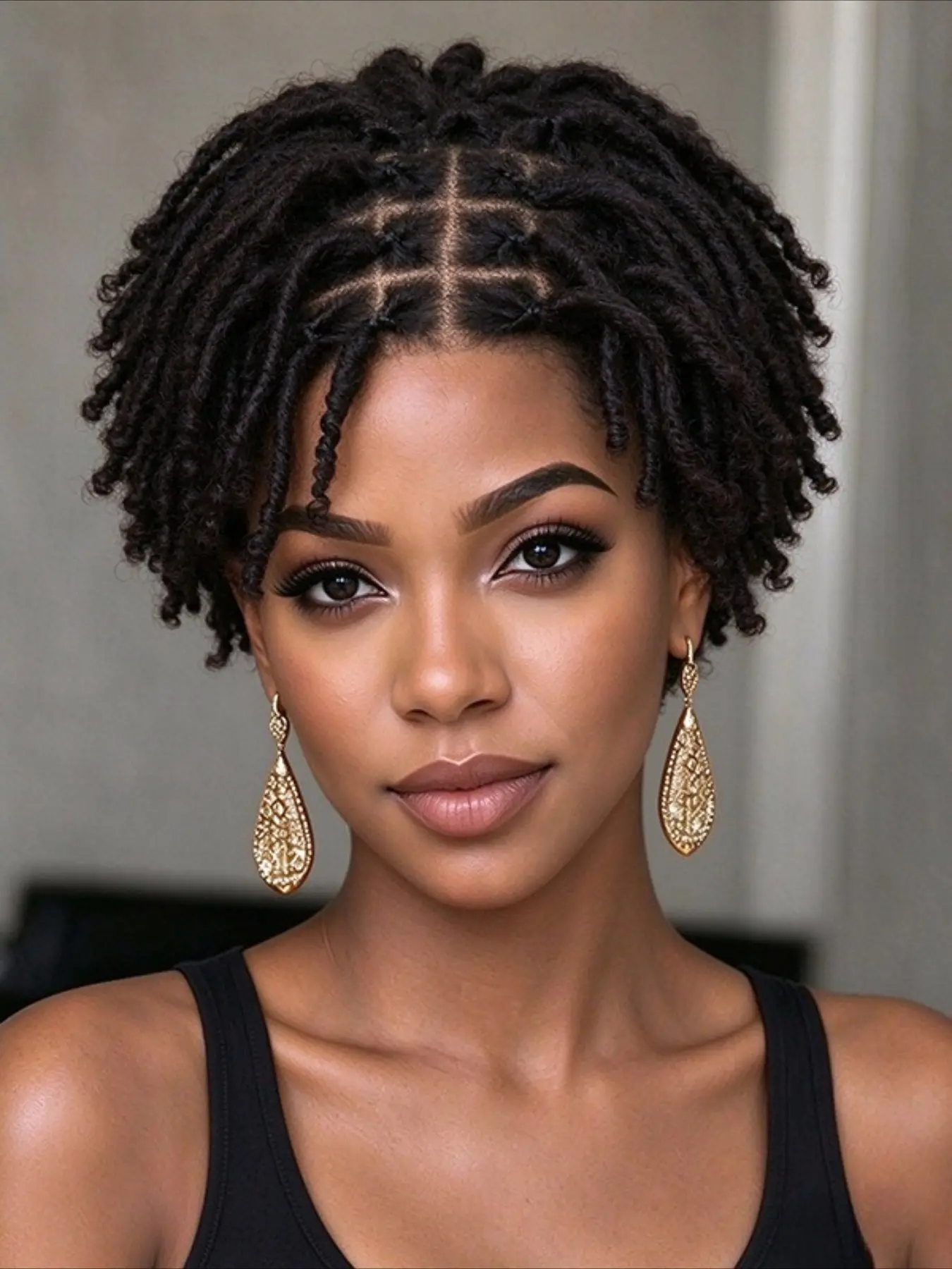 Braid Wig - Soft And Breathable, 4x4 Lace Closure Wig,Human Hair Wig,Natural Look, Versatile Styles, Short Braided Wig for All Hair Types,Breathable And Comfortable, Braided Hair Wigs, Suitable for Daily Wear