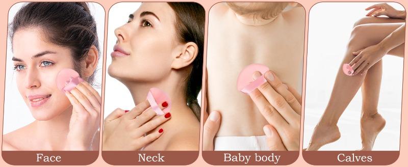 Colovis 48 PCS Powder Puff Set Soft Velour Triangle Makeup Sponge for Foundation & Loose Powder Pink & Black Ideal for Travel Daily Use Easy to Clean Beauty Tools