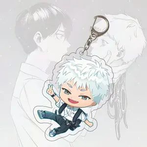 Anime Keychain Hikaru ga Shinda Natsu Hikaru Acrylic Keyring Strap Figure Hanging Accessories Backpack Decoration 6cm, Fan Gift