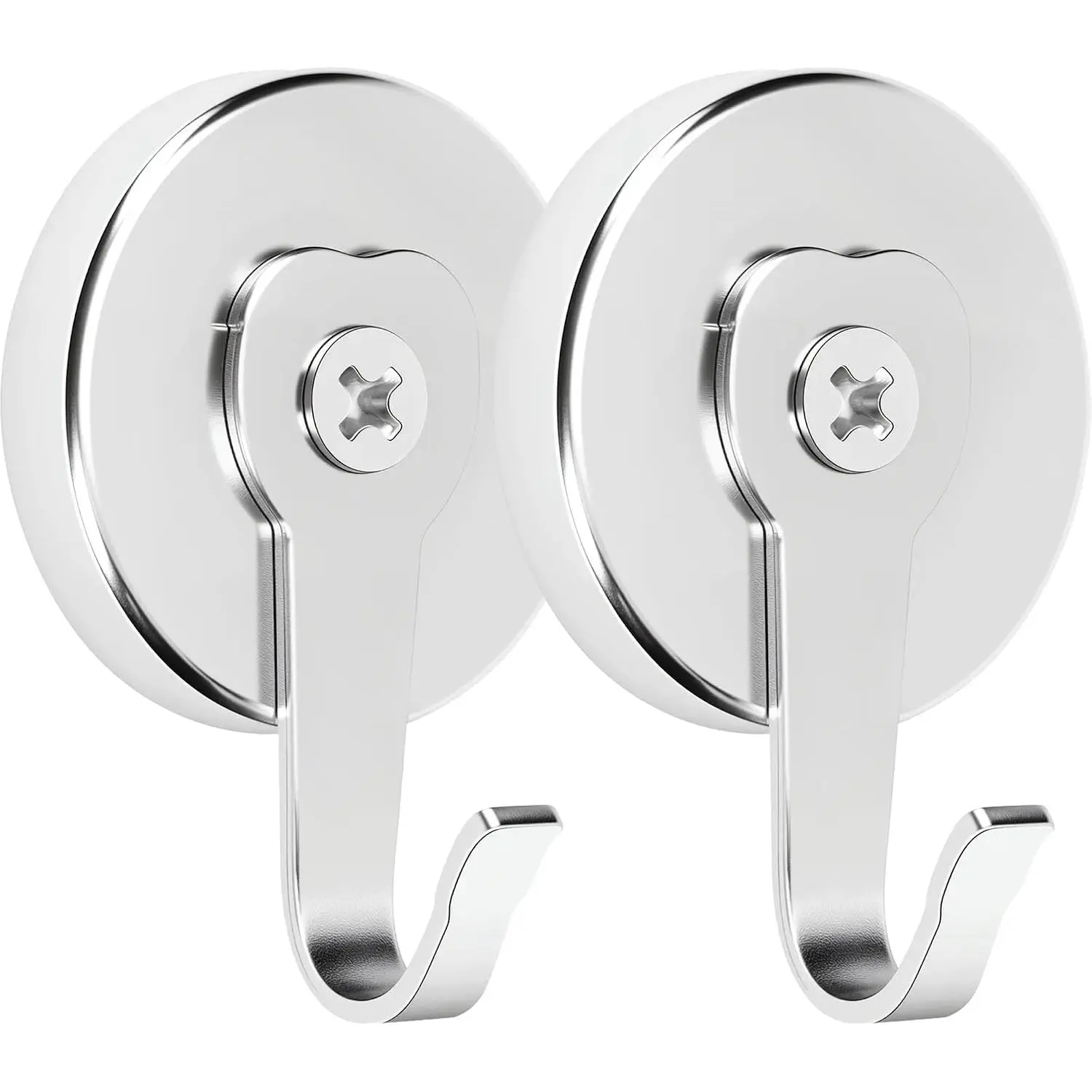 Hooks Steel Tube Design for Cruise,1.42", , 2 Pack | Heavy Duty  Wreath Hanger,J-shaped hook with an upturned tip, Cruise Cabin Door Hook, Two Choice Hooks