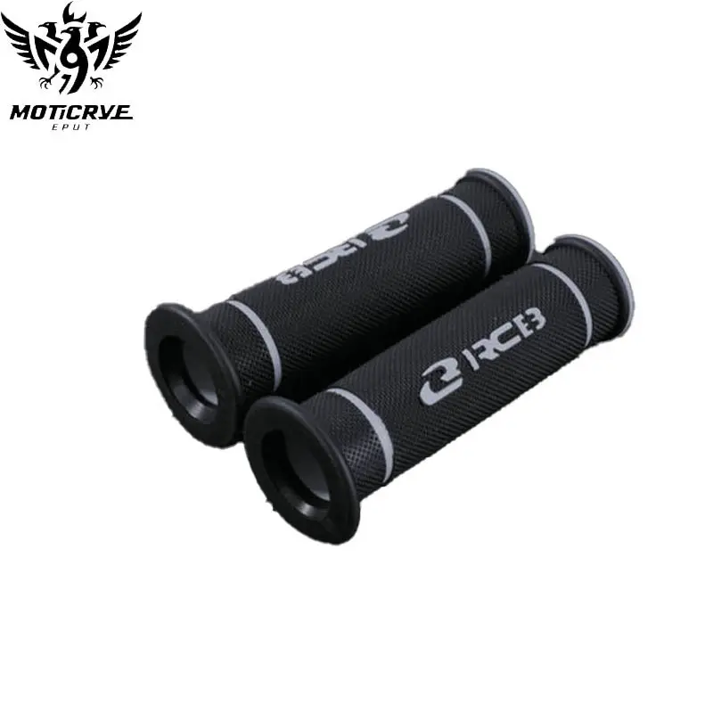 7/8" 22 24mm Universal Handle Bar Grips for Atv Scooter Dirt Bike Motorcycle, Rubber Gel Hand Handlebar Grips for Motocross, Motor Parts Accessories