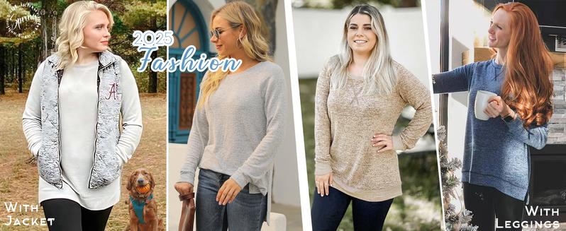 Women's long shirt styling