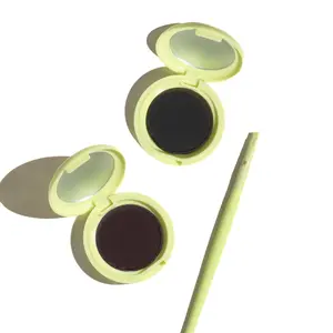 [Made by Mitchell] Cake Eye Liner | Water-Activated Graphic Eyeliner with Precision Brush – Dark Velvet & Choco Block