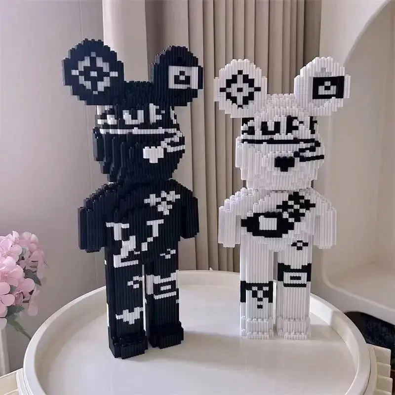 Violent Bear Building Blocks Adult High Difficulty Assembling Toys Gifts for Boys and Girls