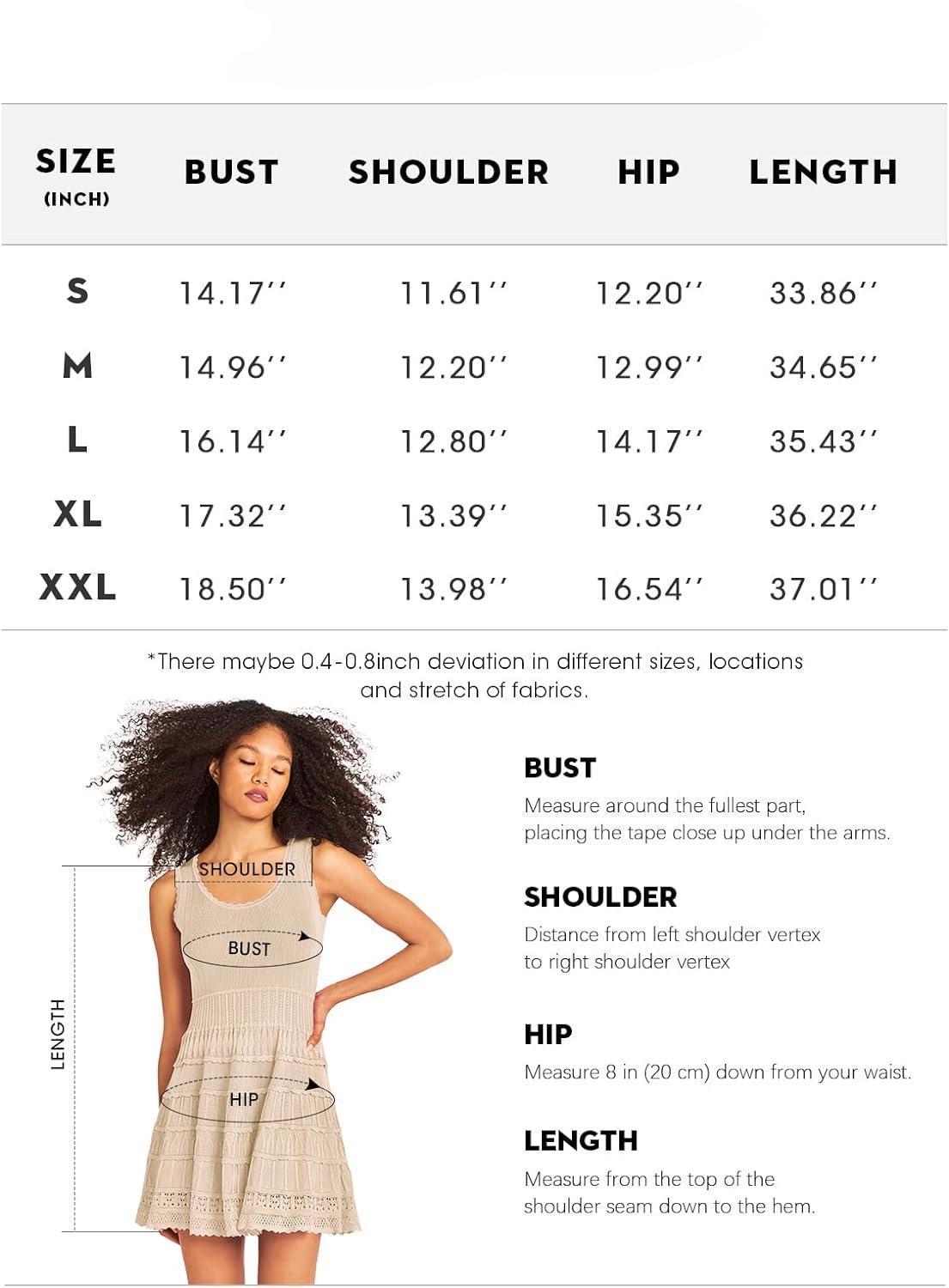 Fashare Womens Summer Mini Dresses Casual Crewneck Knitted Crochet Hem Flowy Tank Sundress  Sleeveless sundress prom dress