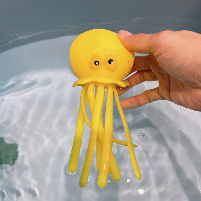 Octopus Design Water Ball (3 Counts/Set), Random Color Octopus Water Bomb, Splash Balls, Swimming Pool Floating Swim Toy, Pool Floaties