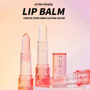 4 Color Moisturizing Lip Balm, Transparent Jelly Texture, Long-Lasting Wear, Pearlescent Shimmer, Perfect for Daily Commute and Dates