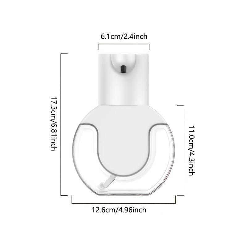 [Wall Mounted | Automatic] Automatic Foam Soap Dispenser, Large Capacity, Wall Mounted | Resin, USB Rechargeable Lithium Battery, Contactless Hand Sanitizer Pump | for Kitchen And Bathroom