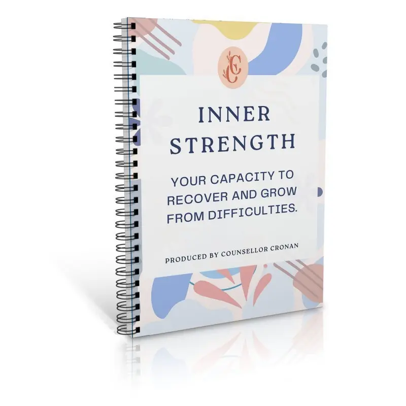 Inner Strength Practice Notebook, Metal Spiral Binding Creative Trendy Journal, Psychological Growth Diary, Self-Reflection and Emotion Tracking