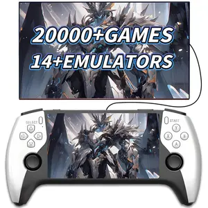 Sf3500 Retro Handheld Game Console, 5.5 Inch HD IPS Screen, over 20,000 Games, 3000mah Battery, TV Compatible, Portable Simulator, Great Gift