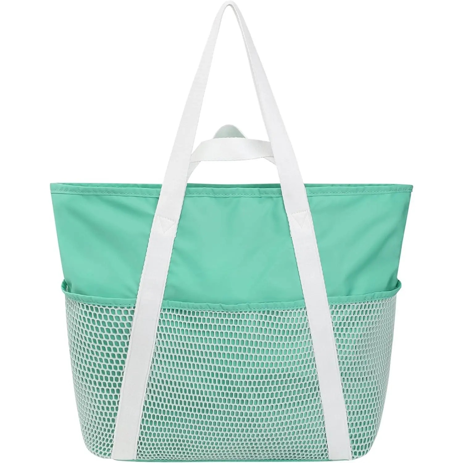 Beach Bags for Women - Machine Washable Travel Tote Bag with Zipper Cruise Swim  Essentials