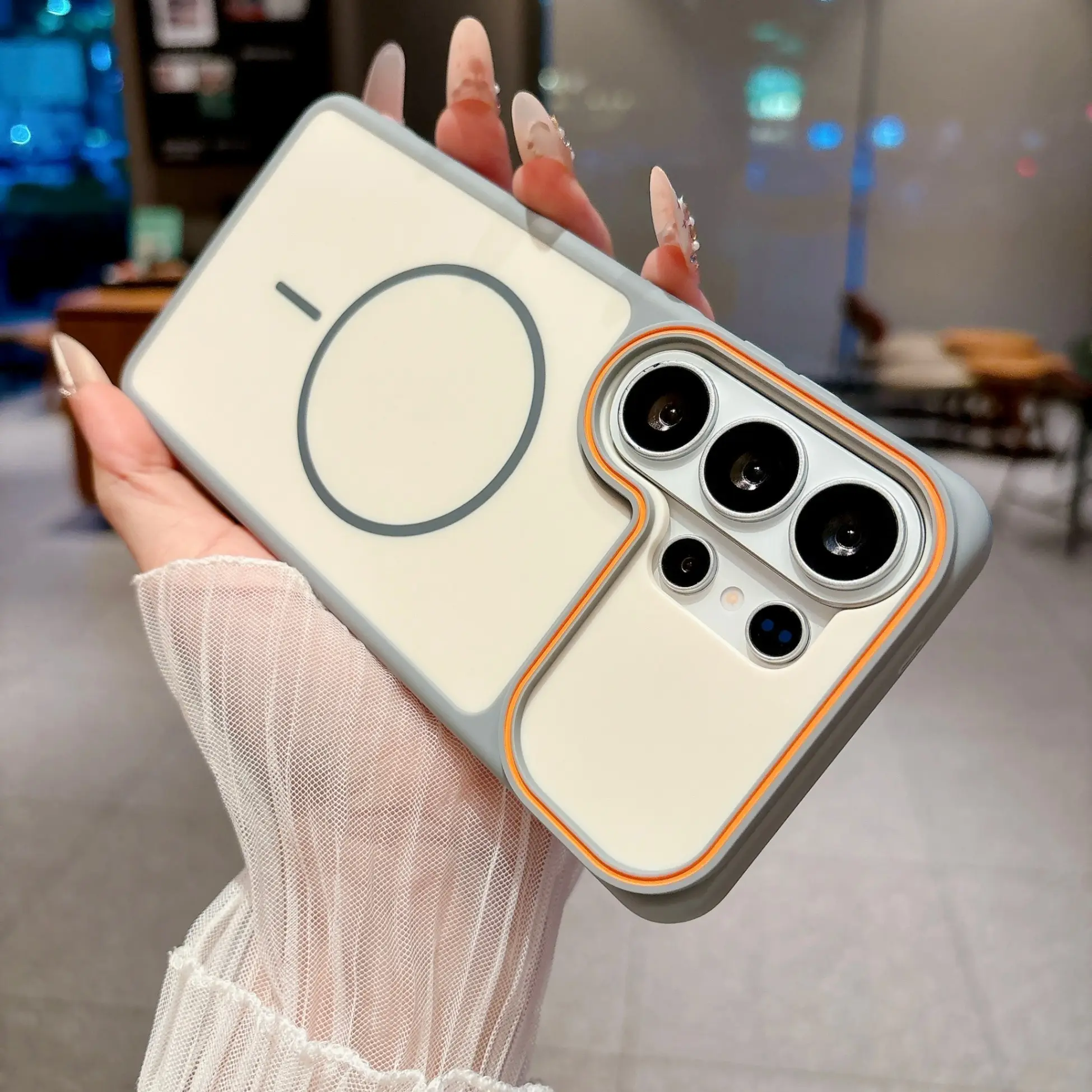 Magnetic Wireless Charging Phone Case for Samsung S21/s22/s23/s24/s25/s26 Plus/ultra, Anti-Drop, Anti-Fingerprint, Matte Finish