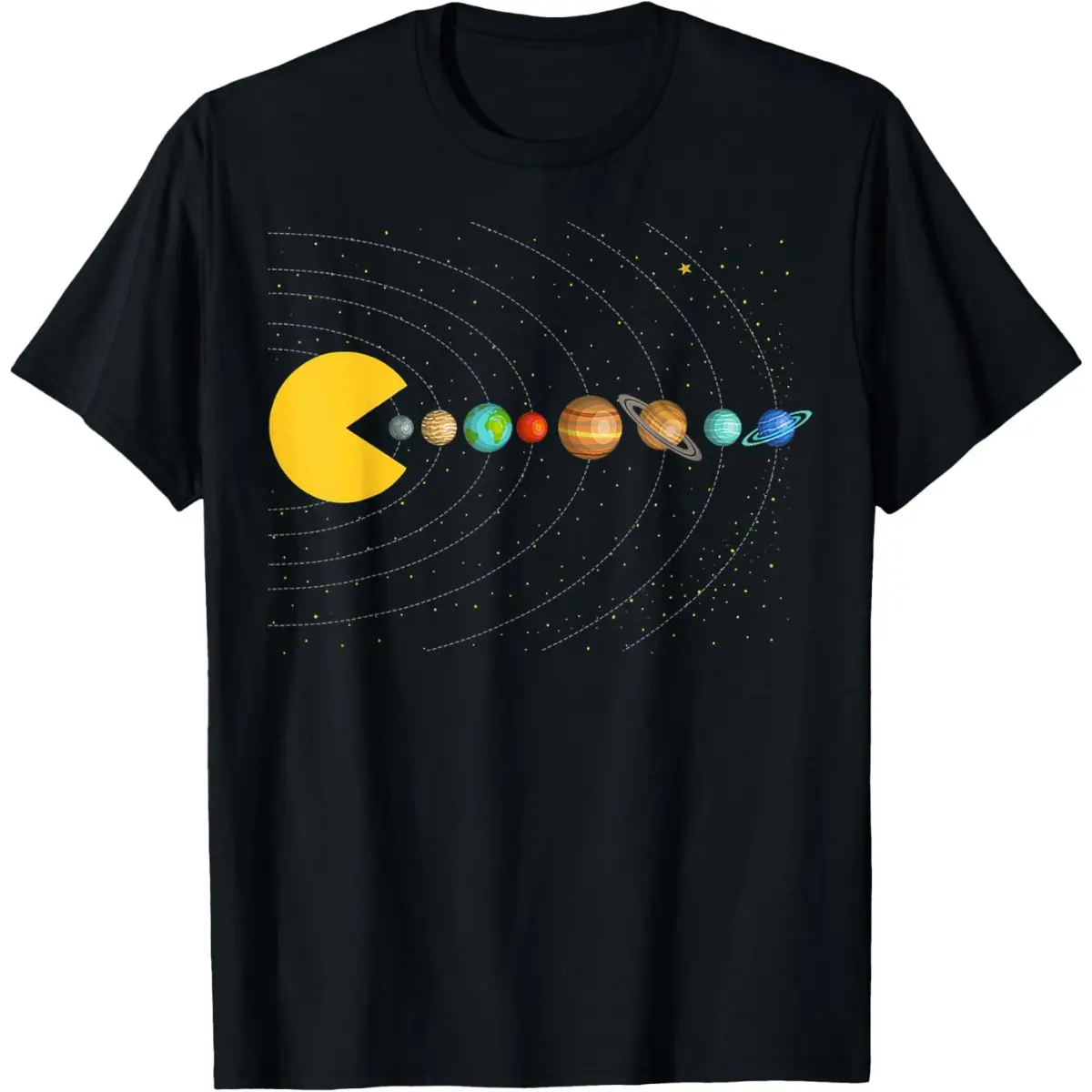 Solar System Astronomy Space Video Games Funny Gifts Graphic T-Shirt