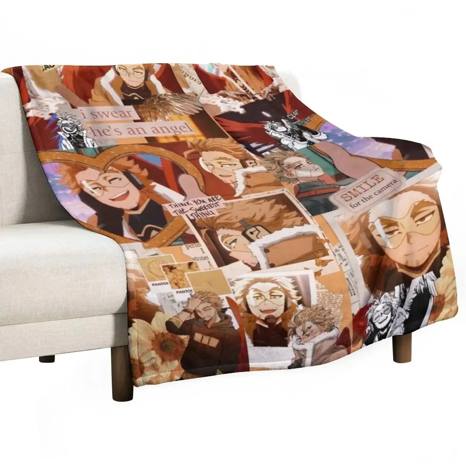 Hawks Manga Color Version Flannel Throw Blanket - Polyester Home Textile All Season Blanket, Wrinkle Resistant, Soft Cozy, Available in 40in*30in (Very Small), 60in*50in, 80in*60in for Sofa, Bed, Polyester Blanket