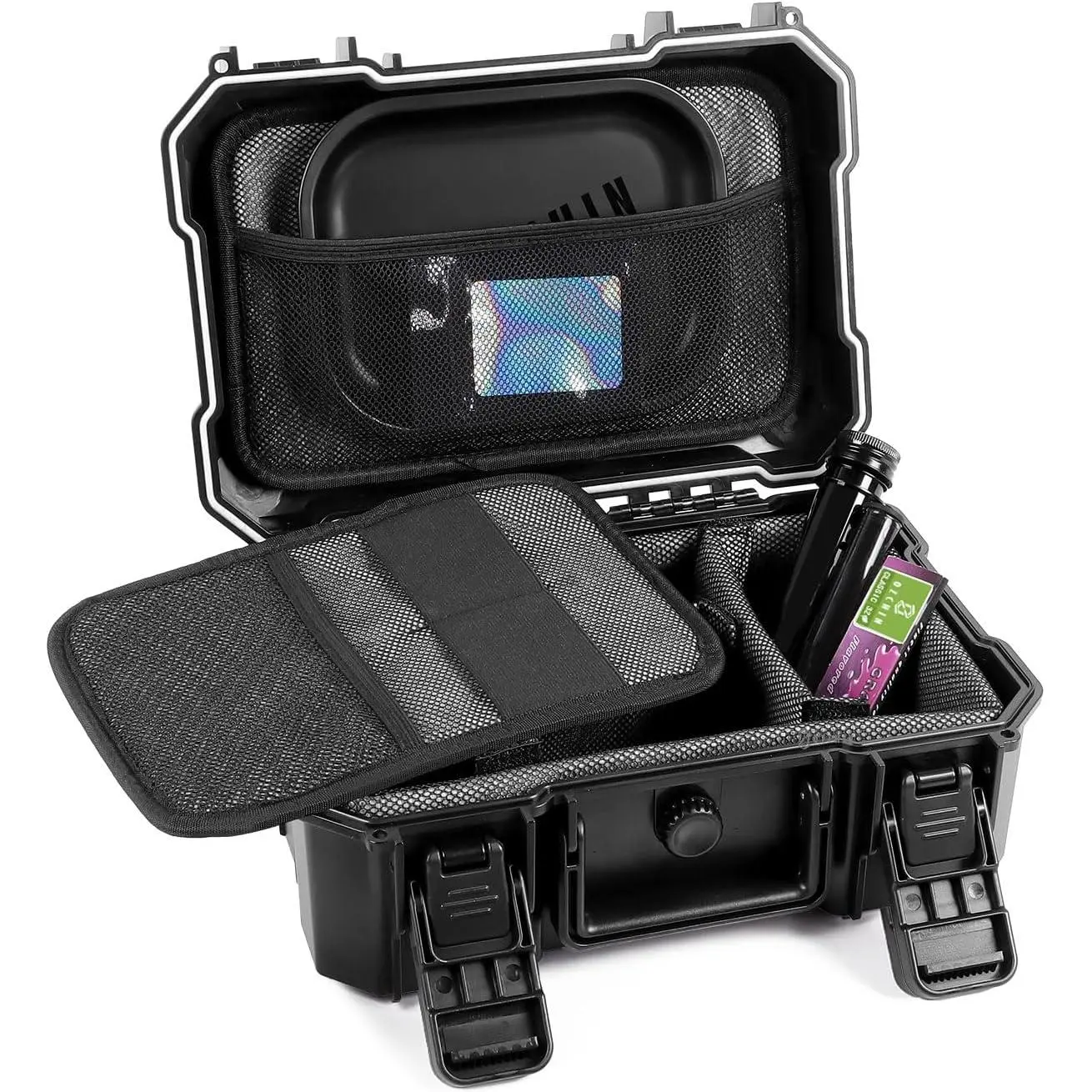 Smell Proof Box with Lock – Large Odor Proof Container, Waterproof & Crushproof Case for Home Travel Camping, Secure Portable Gift Idea
