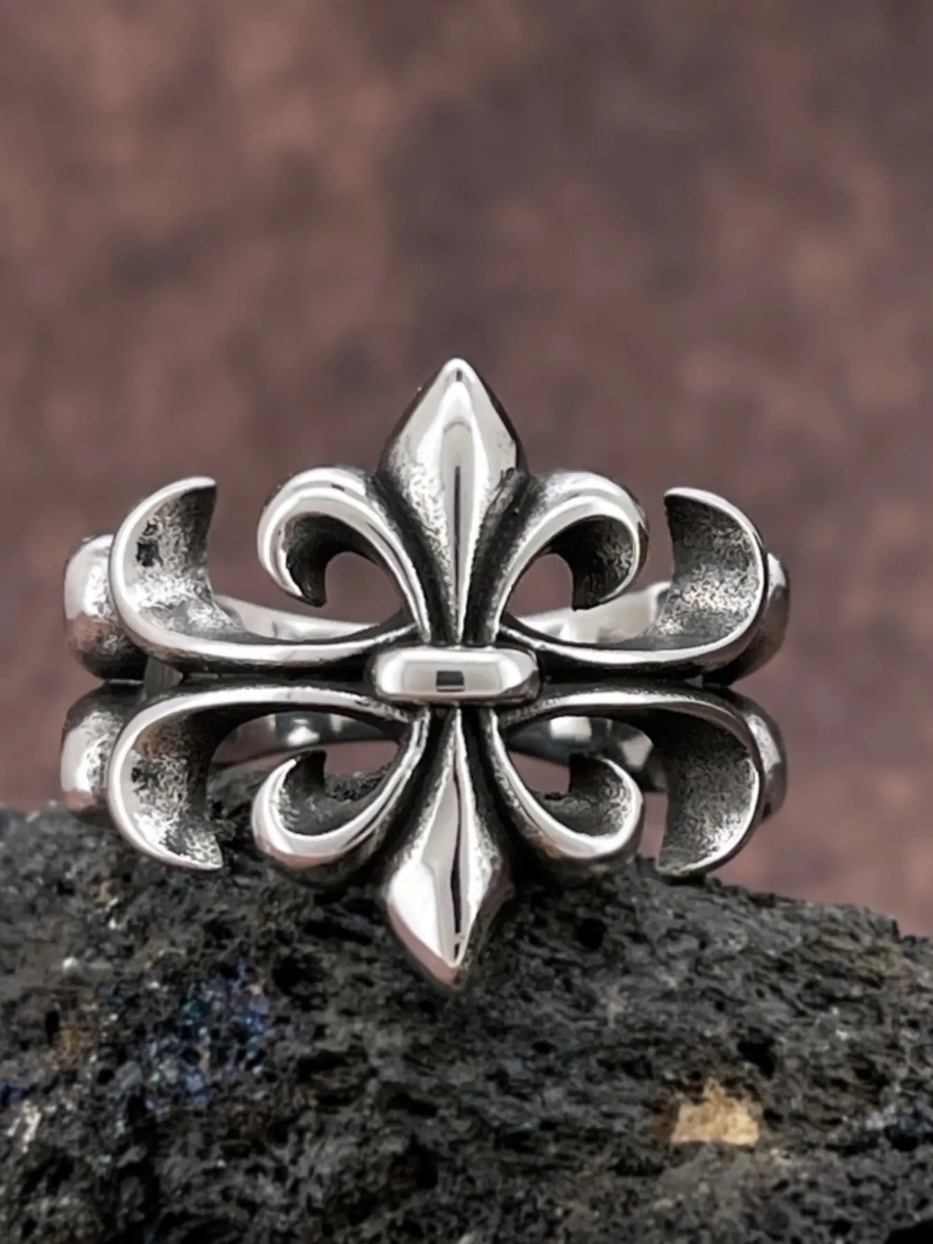 1pc Unisex Alloy Ring, Unique Fashion Accessory, Durable and Versatile Daily Jewelry, Geometric Pattern, Casual Style, All Seasons, Fashion Jewelry Accessories, Stainless Steel Rings, Fashionable Jewelry Accessories