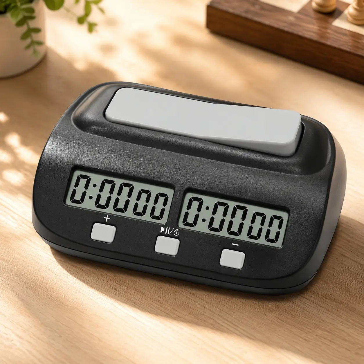 Chess Clock Digital Timer for Board Games with Count Up/Down and Alarm Function BlackGift