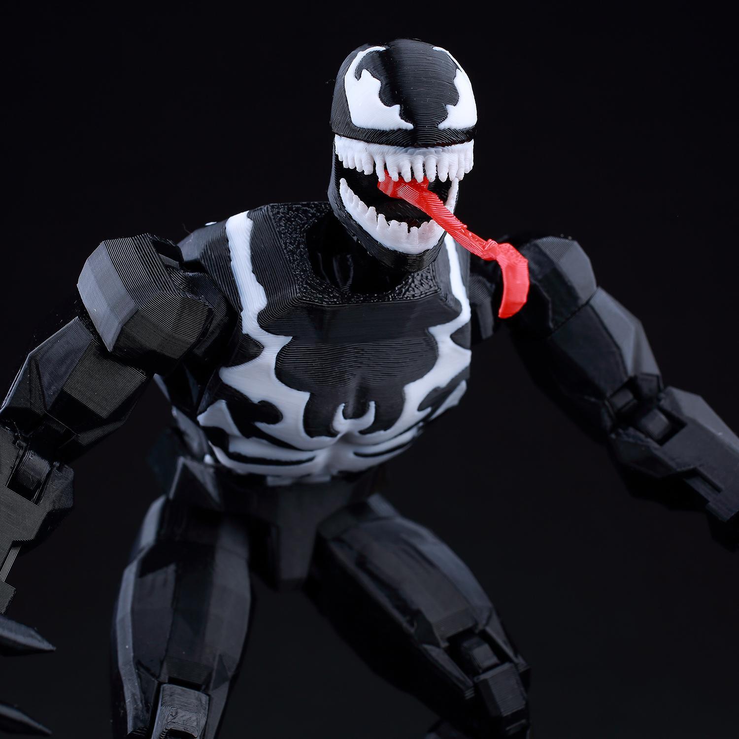 9L3D Printed Venom Spider-Man Lucky13 Dummy13 Action Figures Multi-Jointed Shapeshift Mannequin Anime Collectible Toys Gifts​