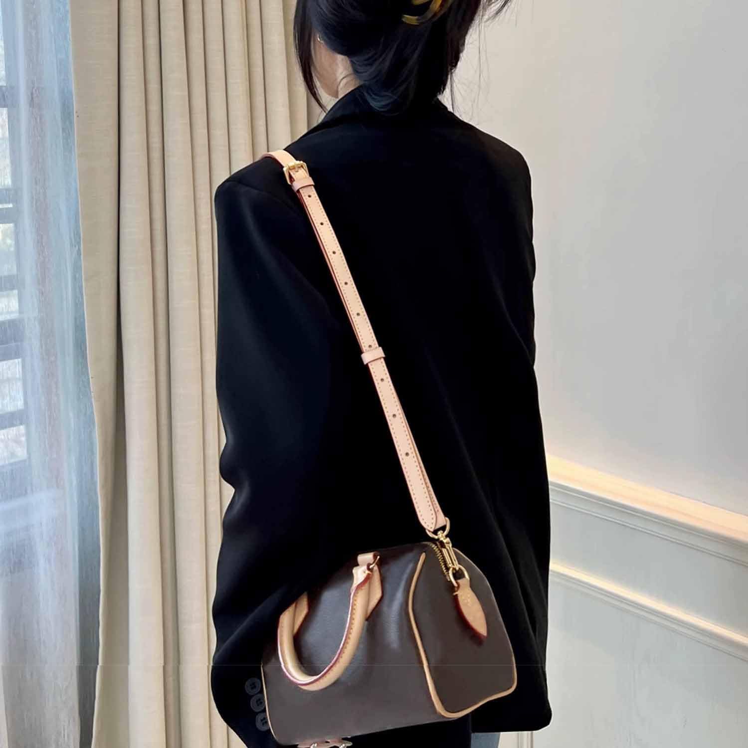 Vachetta Leather Replacement Adjustable  Strap for L V Handbag Replacement Bag Strap