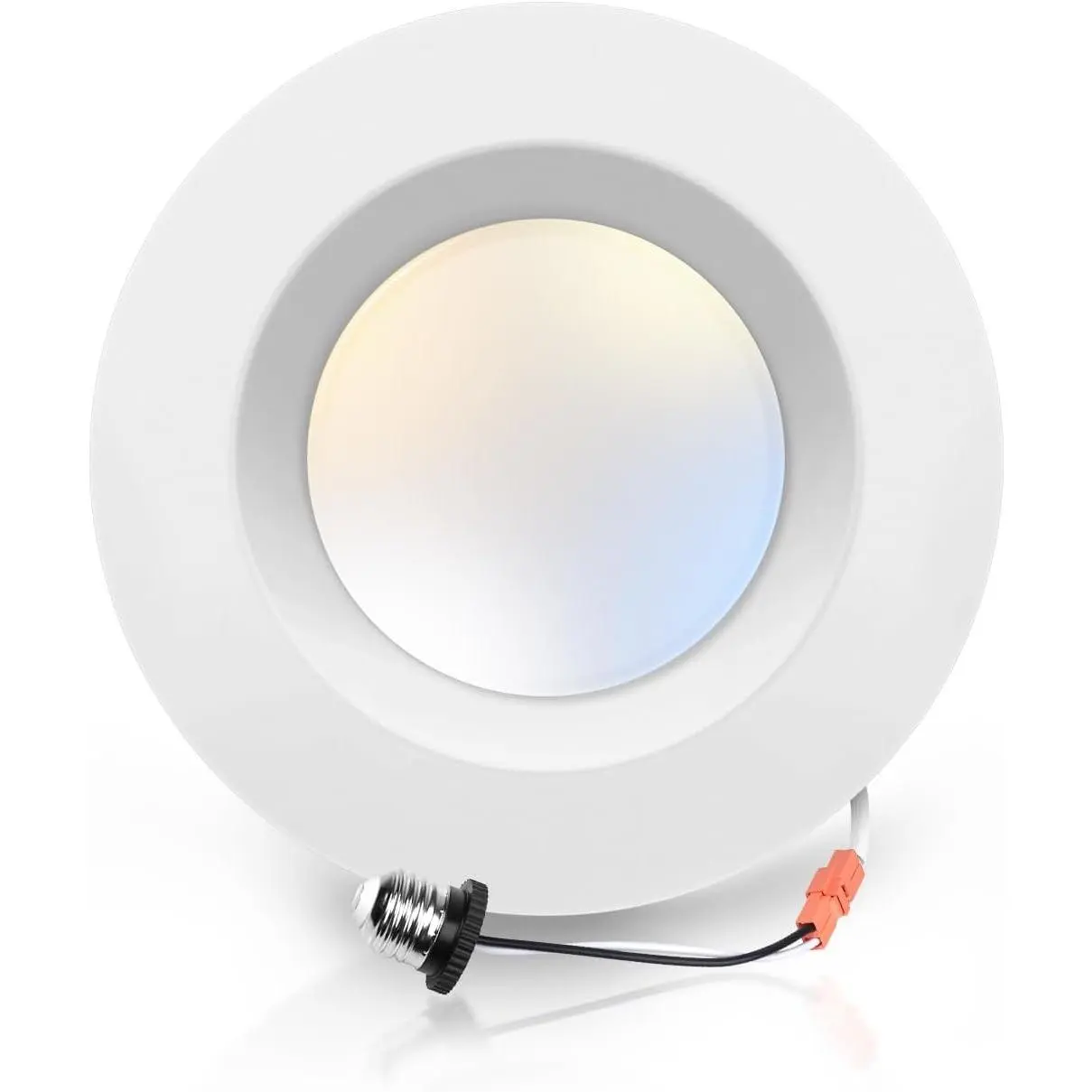 5/6 inch LED Recessed Lighting, Dimmable Ceiling Can Light, 16.5W 1200Lm, 5CCT Selectable(27K, 30K, 40K, 50K, 60K), Aluminum Trim, Retrofit Installation Downlight - ETL & FCC Listed