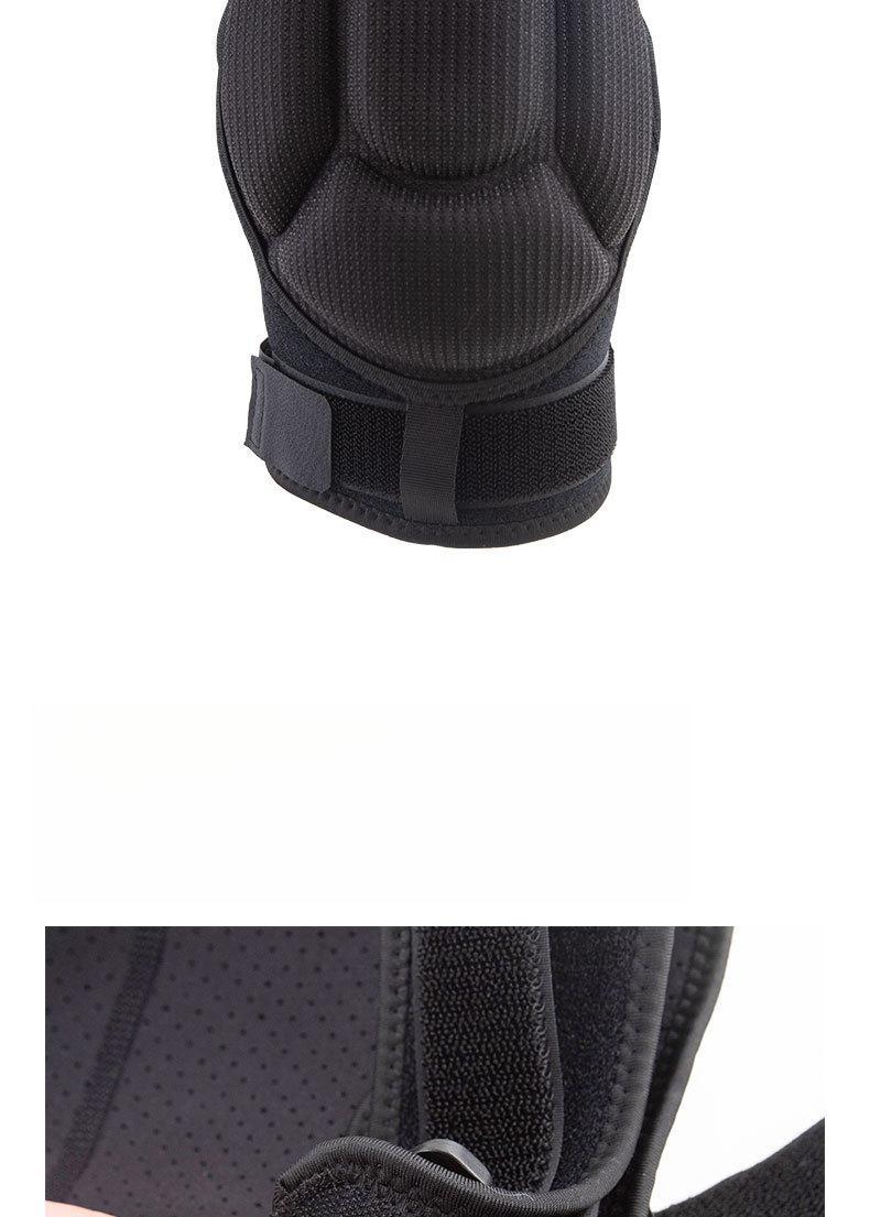 Black High-Density Foam Knee Pads for Sports & Activities - Adjustable Strap, Comfortable & Breathable, Ideal for Dancing, Roller Skating, Cycling, and More, Sports Protection Gear|Adjustable Strap Knee Pads|Breathable Fabric
