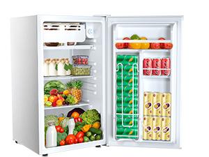 Kismile 3.2 Cu.Ft. Mini Fridge with Freezer Compact Energy-Saving Refrigerator for College Dorms & Offices Adjustable Thermostat Ultra-Quiet Operation 43dB