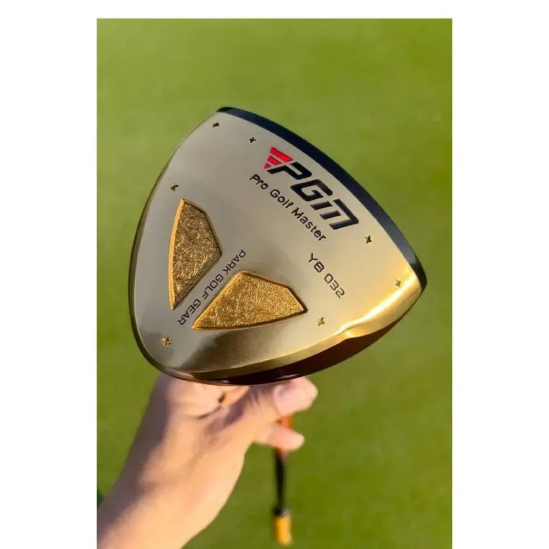 PGM Park Golf Putter, Maple Wood Head, Low Center of Gravity, Unisex Golf Club with Gun Bag