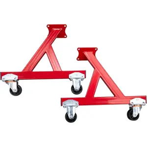 Engine Stand for LS Engines Cradle Compatible with V8 Engine LS Engine Rolling Storage Stand with Swivel Caster Wheels Mounting Tool Support for Engines and Transmissions