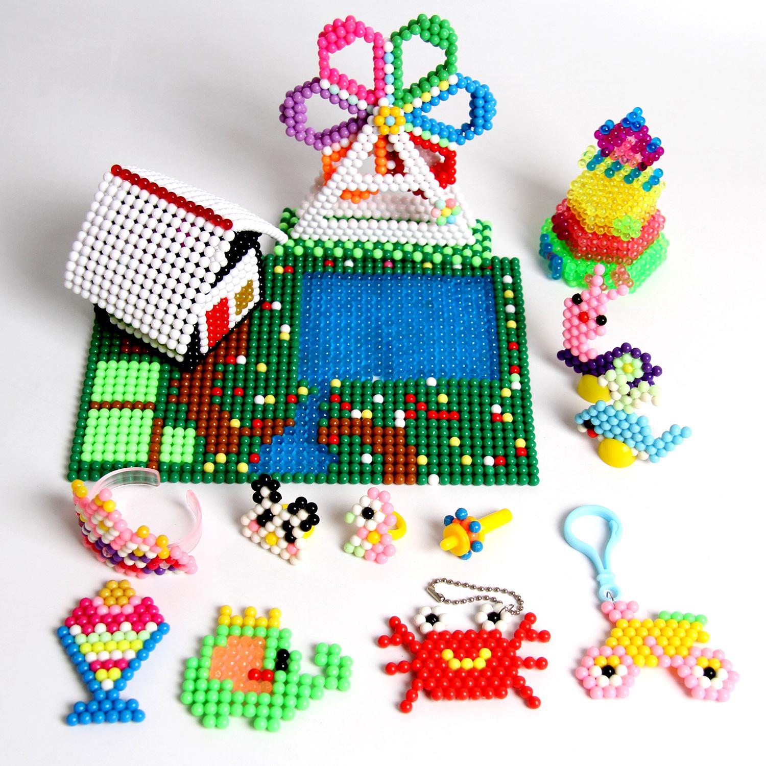 With CE Puzzle Luminous Luminous Puzzle 5mm Puzzle Set Handmade DIY Water-soluble Puzzle Toys